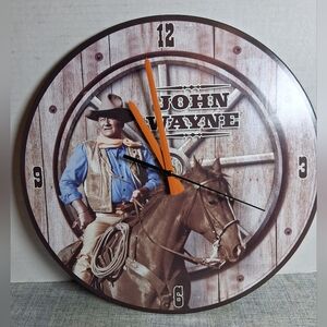 John Wayne Wall Clock Decor